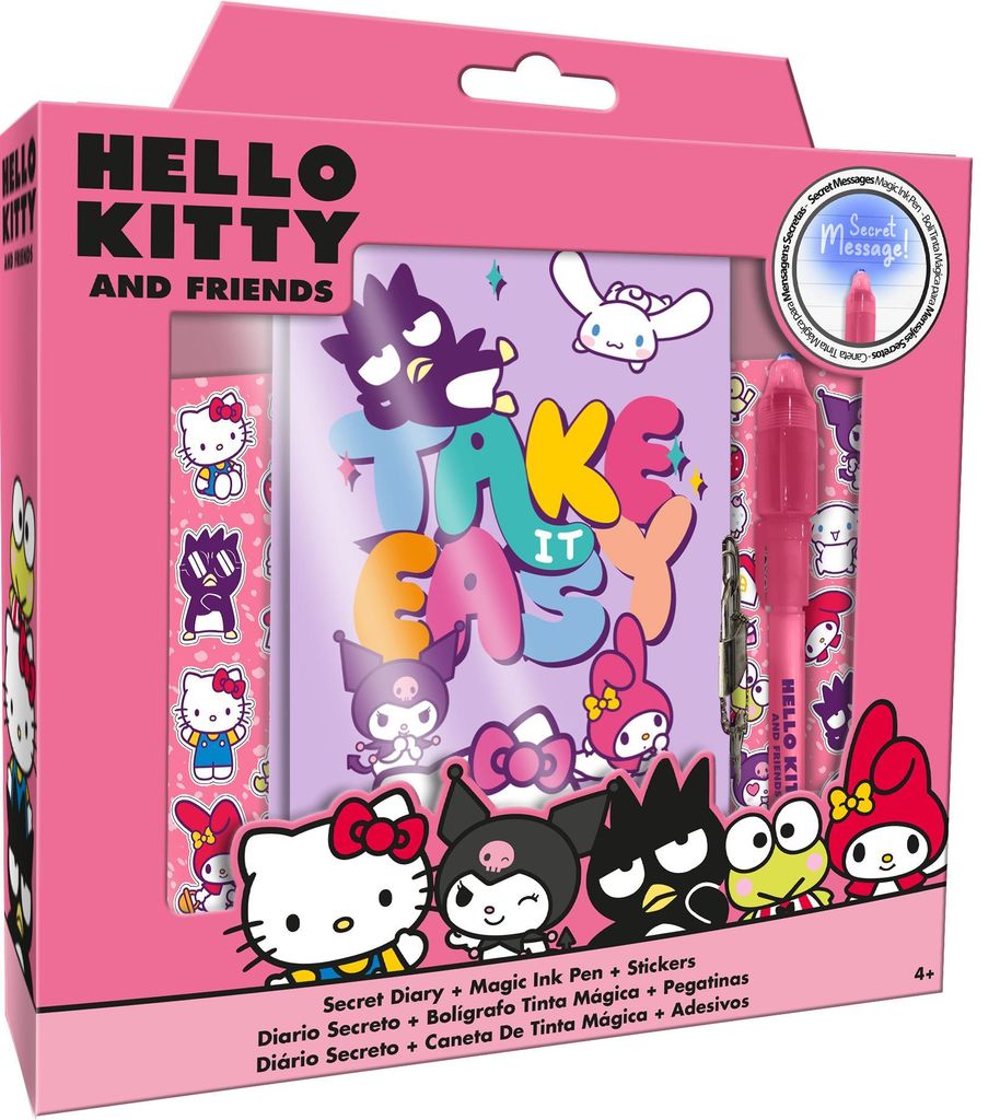 Dziennik Hello Kitty z magicznym długopisem - Notatnik Immagine del prodotto 