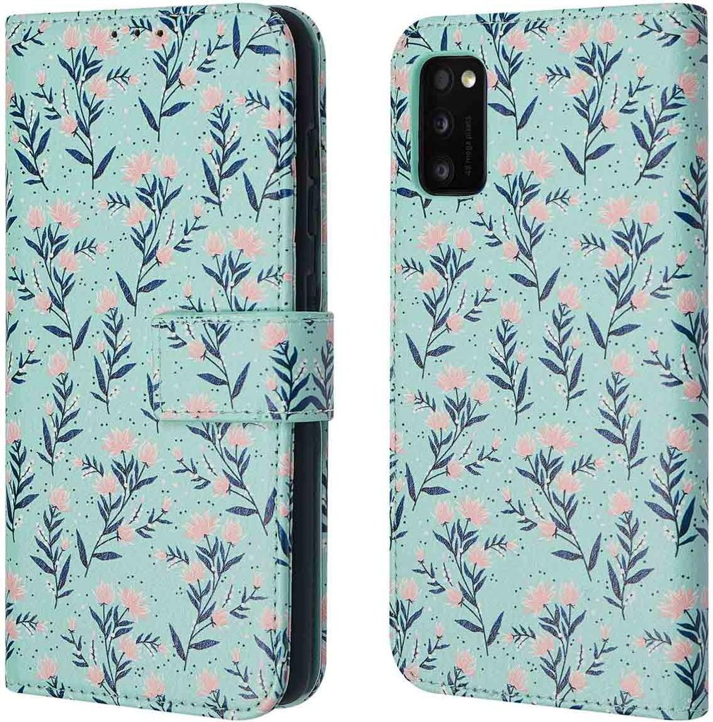 imoshion Design Bookcase voor de Samsung Galaxy A41 - Blue Zdjęcie produktu 