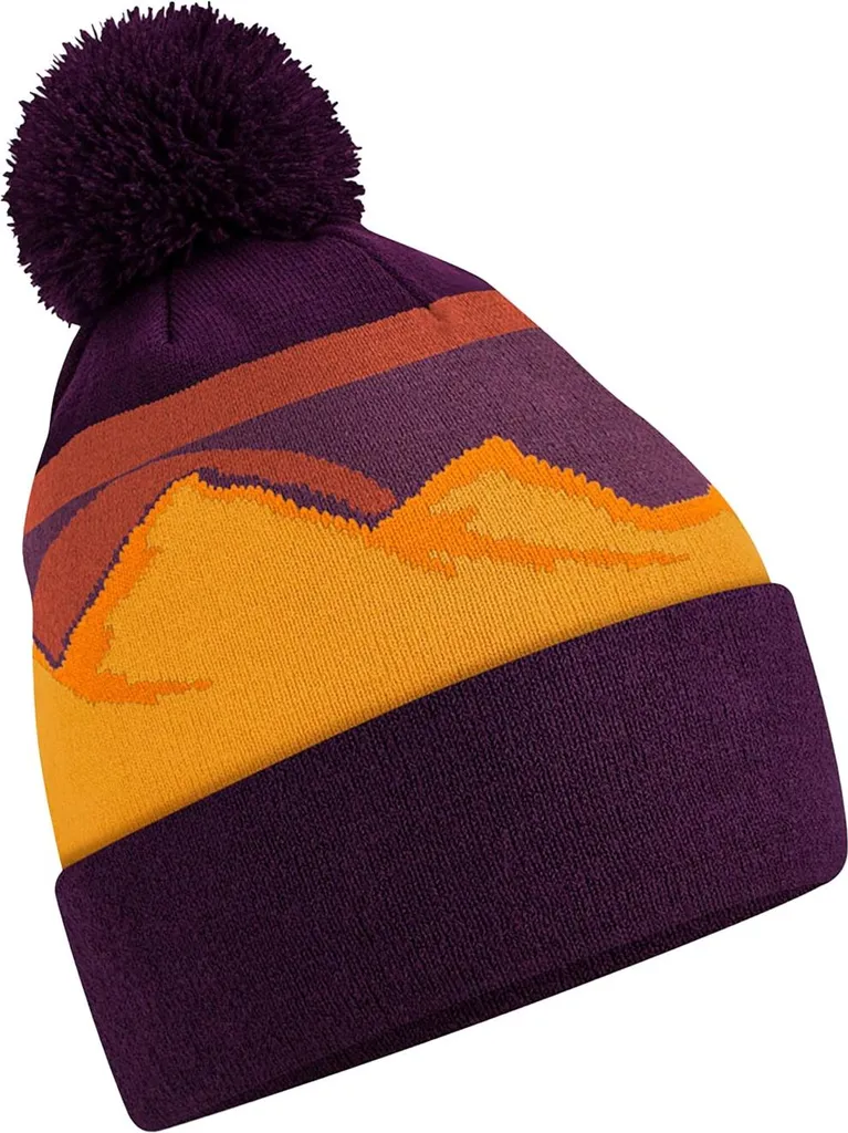 Berretto Unisex Beechfield BC6913 Mountain Peaks Desert Idea Regalo