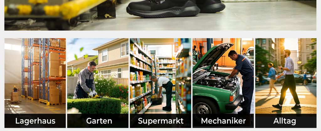 Stahlkappenschuhe Leicht Atmungsaktiv Bequem Sicherhei Produktbild 11