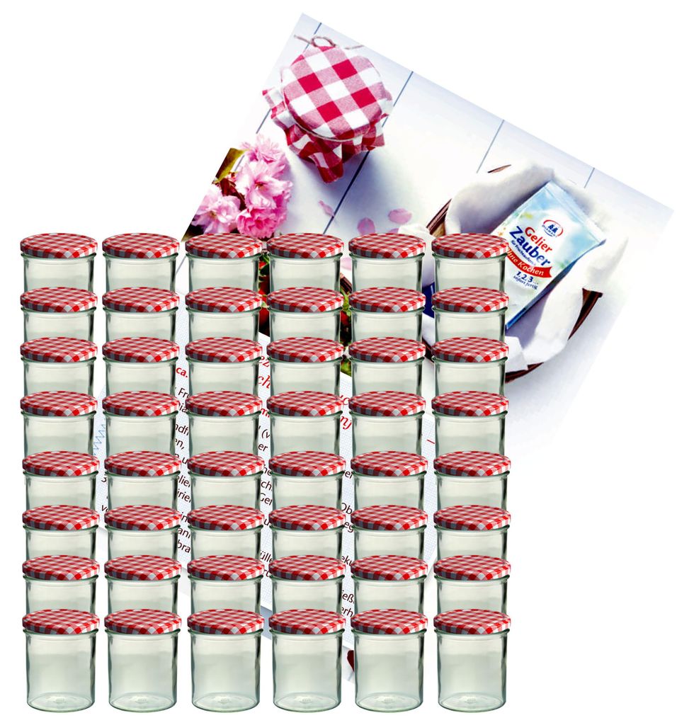 set di 48 tumbler 350 ml barattolo per marmellata barattolo Immagine del prodotto 