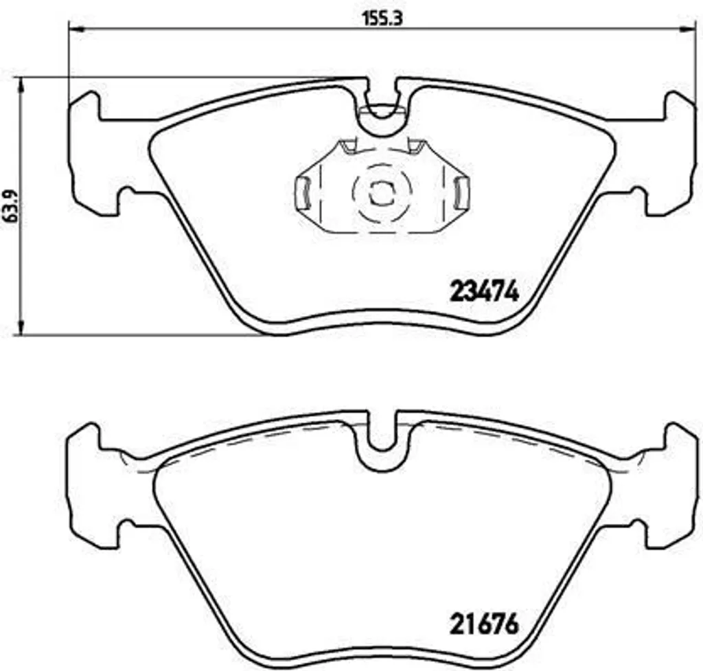 Finis les Sifflements avec les Plaquettes Brembo P 06 042 pour BMW E46