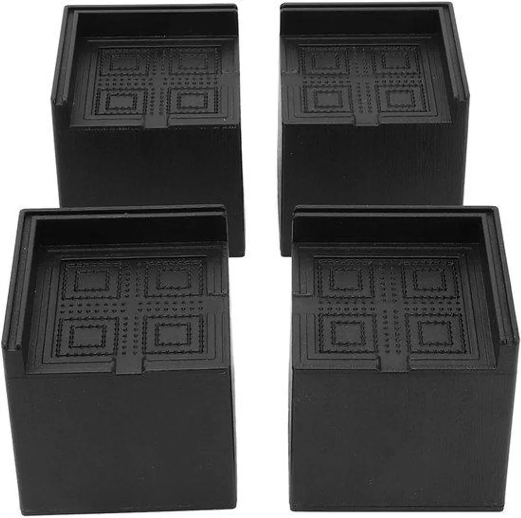 Rehausseur ergonomique modulable en mousse EVA - Lot de 4 blocs noirs