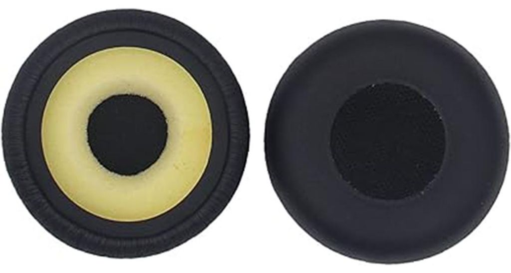 INF Ersatz-Ohrpolster für Jabra Evolve 75 - 2 Stück, Schwarz