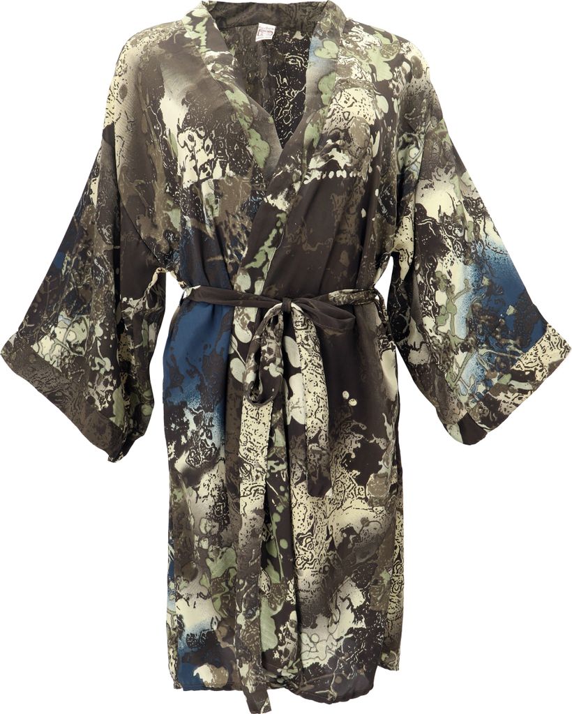Kurzer Kimono im Japan Style, Kimono Mantel, Kimonokleid - Produktbild 