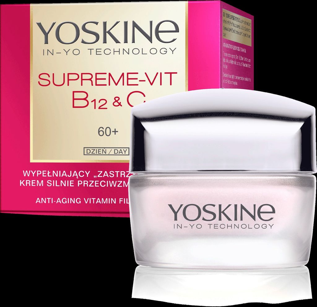 Yoskine Supreme-Vit Anti-Falten Tagescreme 60+ mit B12+C, 50ml