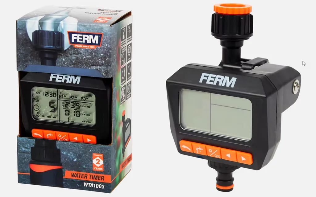Minuteur d'arrosage numérique Ferm WTA1003 avec écran LCD et programmation - 7