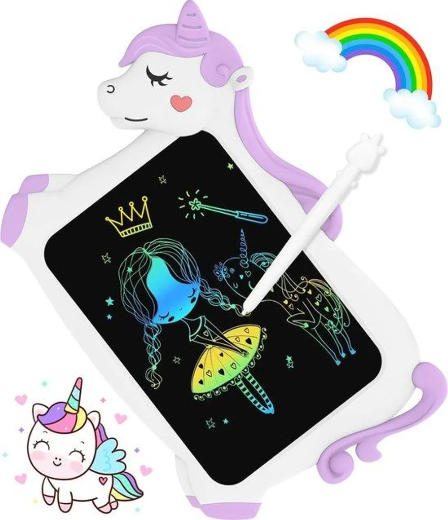 Tableau blanc LCD pour voyage : Activité créative 3-6 ans sans désordre