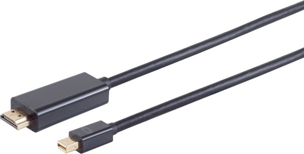 Mini Displayport 1.2 /HDMI Stecker 4K, schwarz 2m