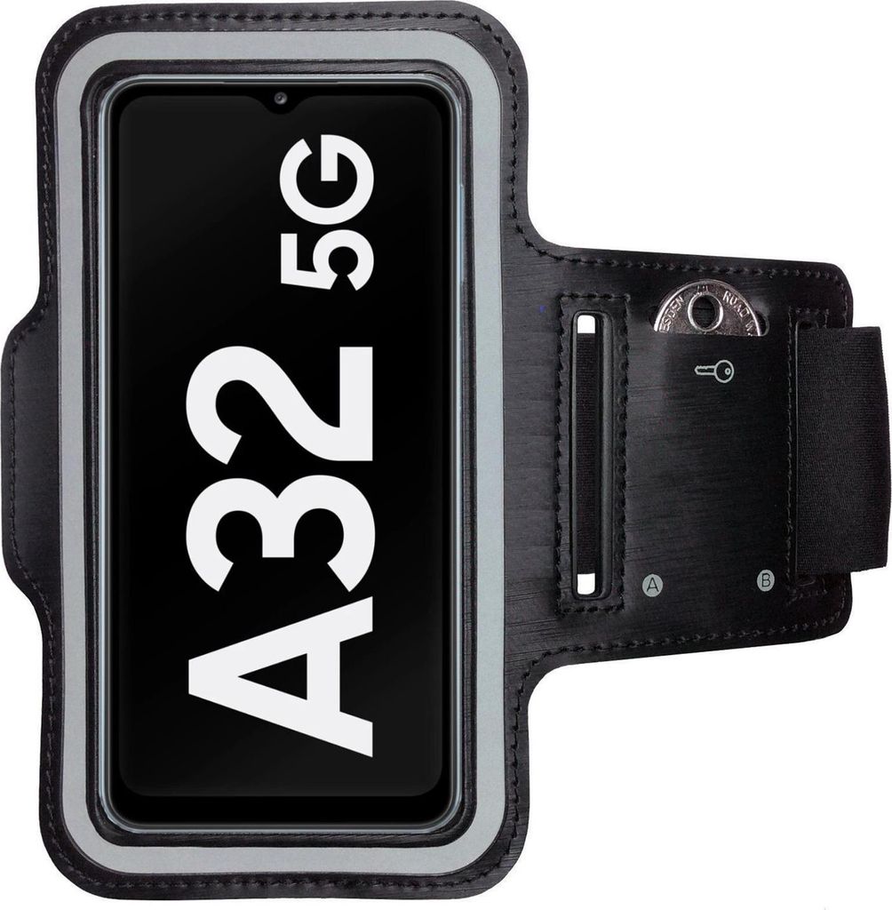 Sportarmband für Samsung Galaxy A32 5G Handy Tasche Fitness Armband Laufhülle