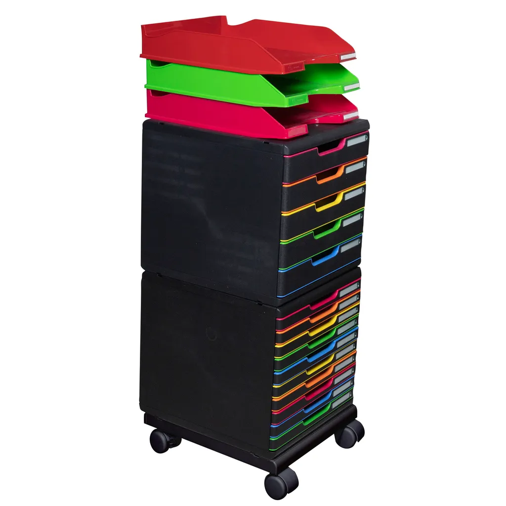 Roulettes pour caisson de bureau Modulo Exacompta : mobilité facile - 6