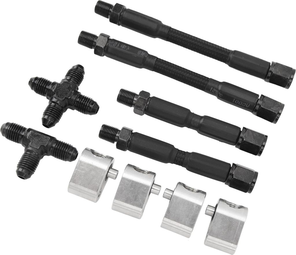 Kühlmittel-Crossover-Schlauchsatz, Edelstahl, Dampf, 4 Anschlüsse, für Motoren der LS-Serie