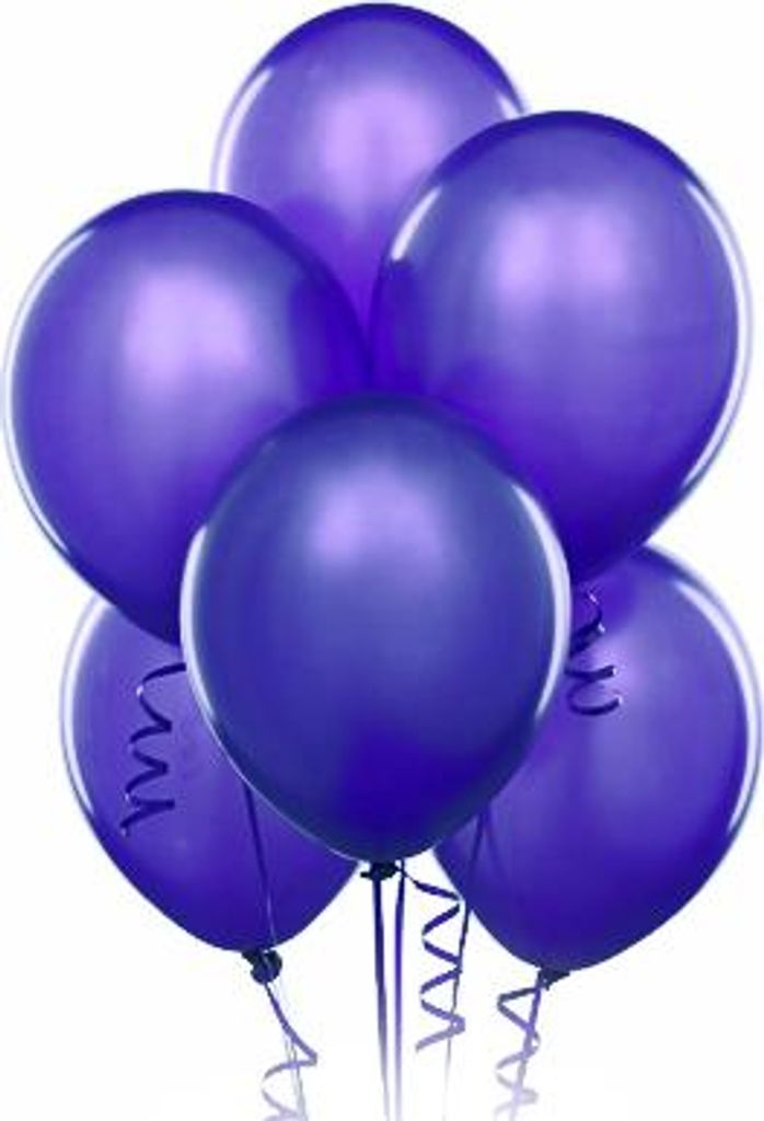 Metallic-Luftballons 12 Zoll, 100 Stück, lila