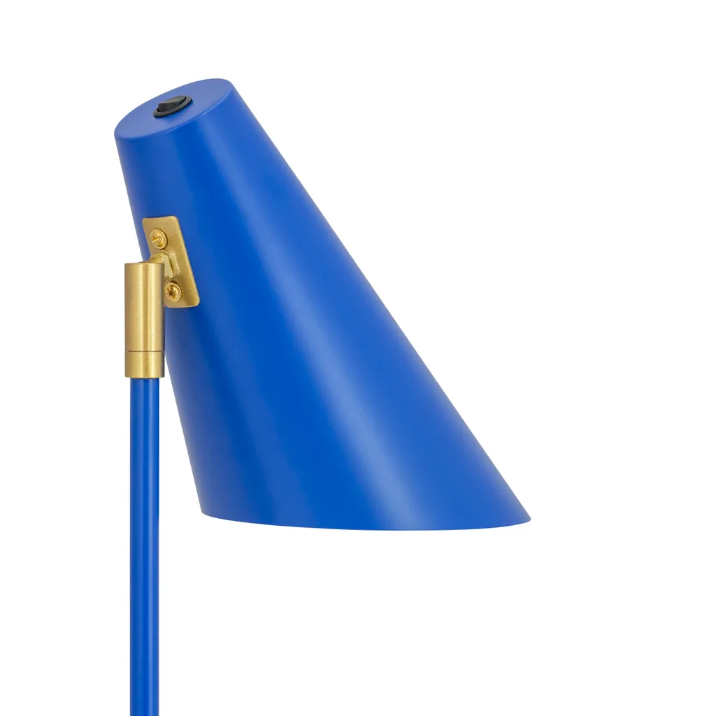 Lampe de lecture LED Cale bleu - Lampe de table et de chevet polyvalente