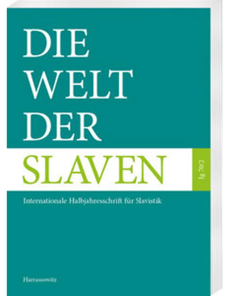 Die Welt der Slaven 70,2 (2025) : Analyse Linguistique et Littéraire