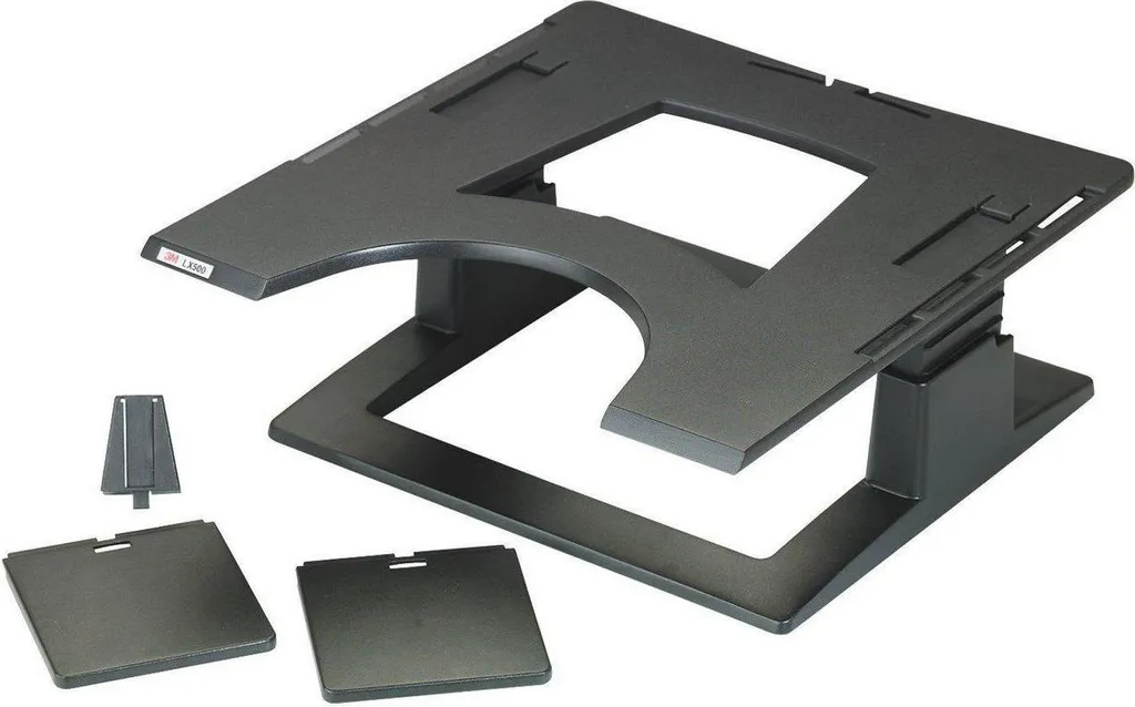 3M LX500 Adjustable Notebook Riser - Supporto Ergonomico Nero FT510091687
