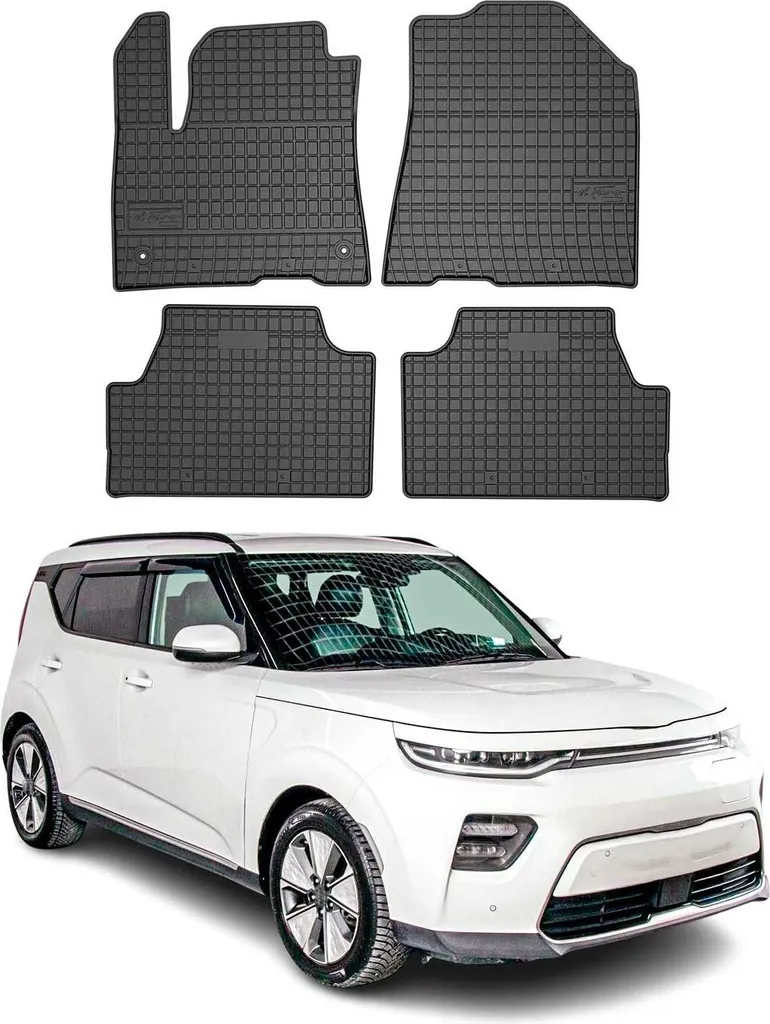 Tappetini All-Weather per Kia e-Soul (2019-2025) - Gomma 4 Pezzi