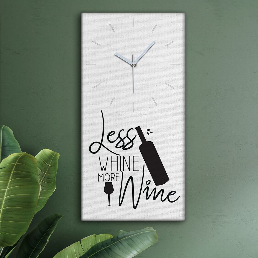 Wohnzimmer Leinwand Uhr Geräuschlos Küche 30x60 Ideen, Küche, Motive, weiße Zeiger