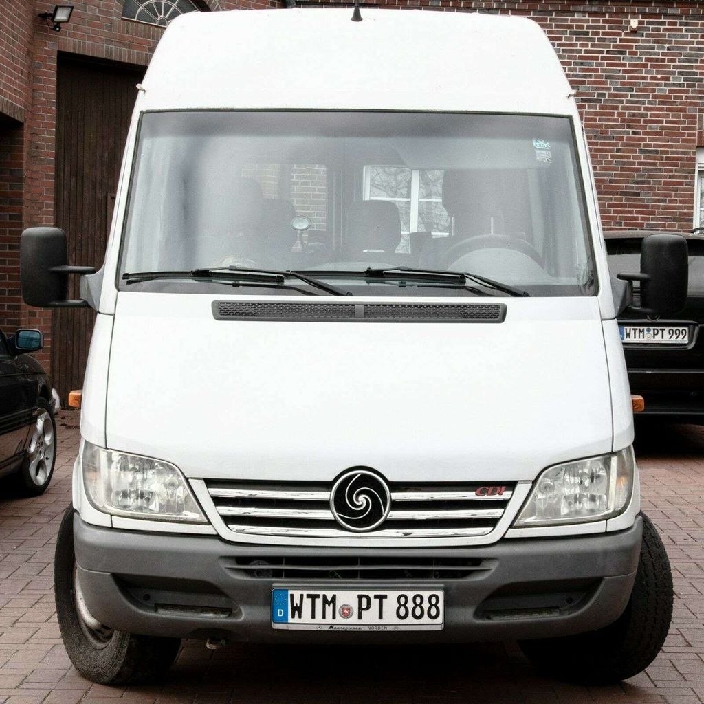 Edelstahl Grill Leisten chrom für MERCEDES SPRINTER, W902-W905 FL | BJ 2002-2006