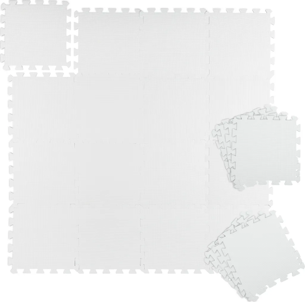 Protection Sol Anti-Rayures pour Appareils Lourds - 24 Tapis de 30x30cm