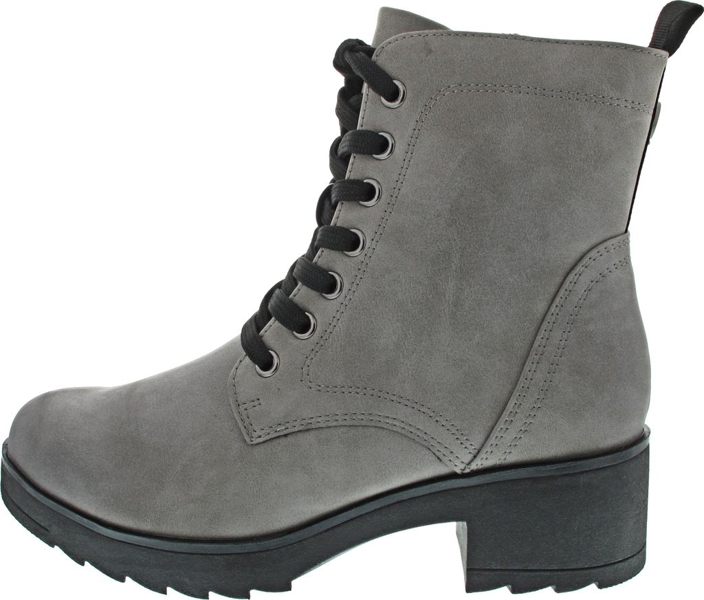 Marco Tozzi Schnürstiefel Grau in Gr. 42 Produktbild 