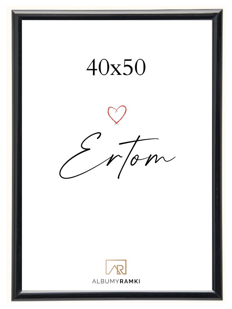 Rám na fotografie LINE STYLE LS4050B, černý, rozměry 40x50 Obrázek produktu 