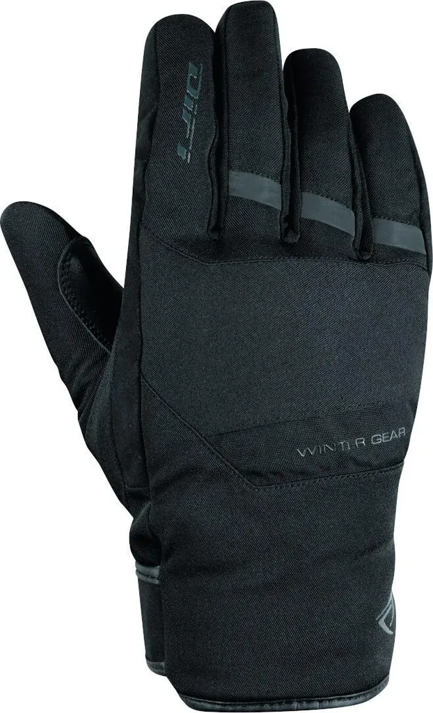 Difi Yukon Aerotex Gants de Moto Noirs Taille M - Protection Étanche