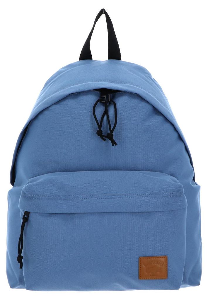 LACOSTE Freizeitrucksack Rucksack mit Laptopfach Backpack With Patch Turquin blaugrau