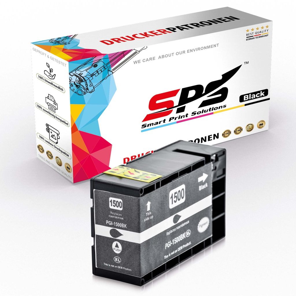 PGI-1500XLBK Tintenpatrone Kompatibel für Canon MAXIFY MB Produktbild 
