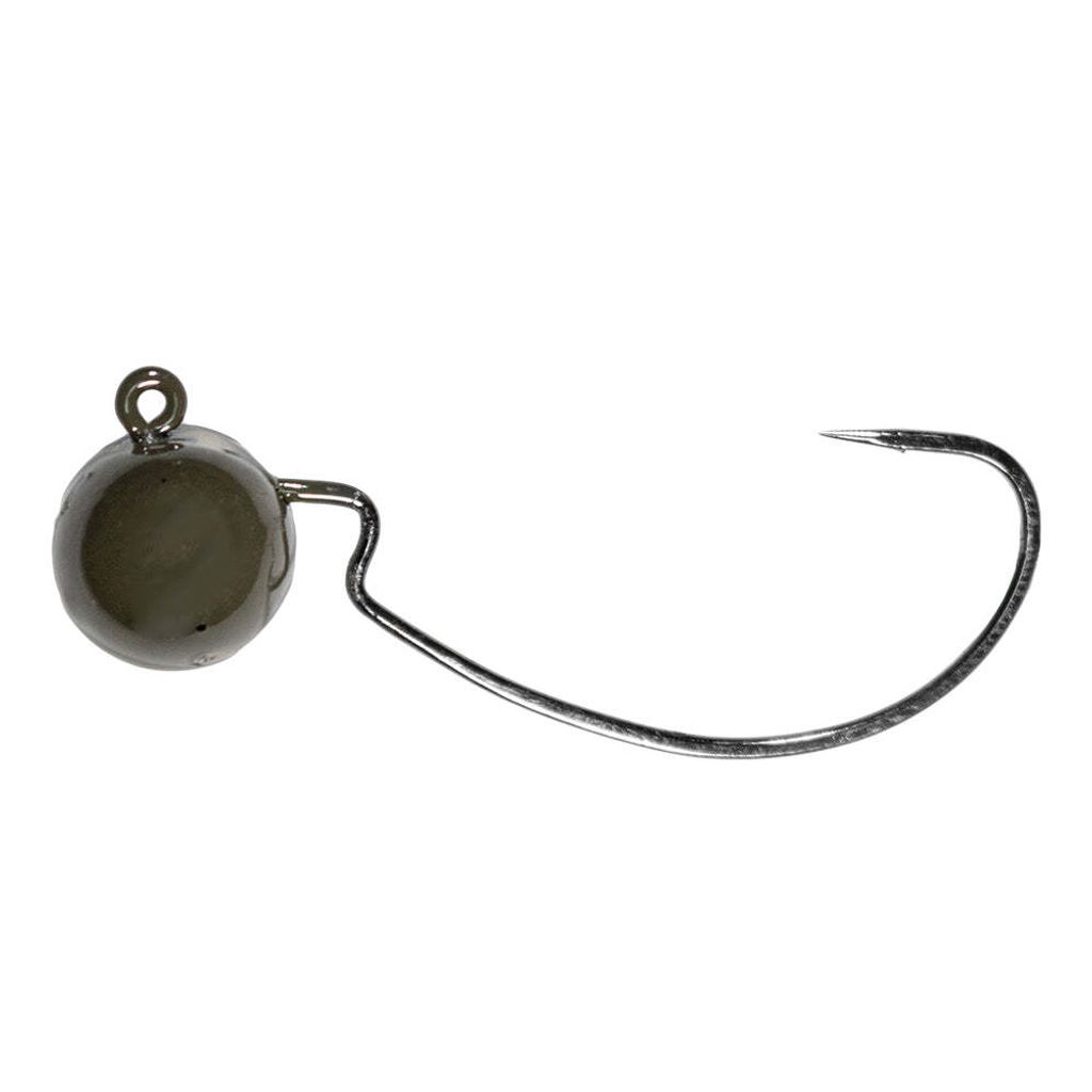#LMAB Tungsten Offset Jig Green Pumpkin - Hakengr.: 3/0 - Kopf: 10,6 g