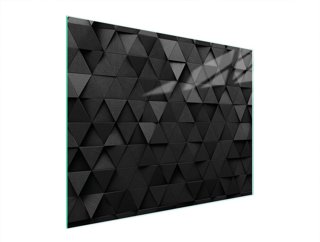 Glasschneidebrett 52x40 Schwarz