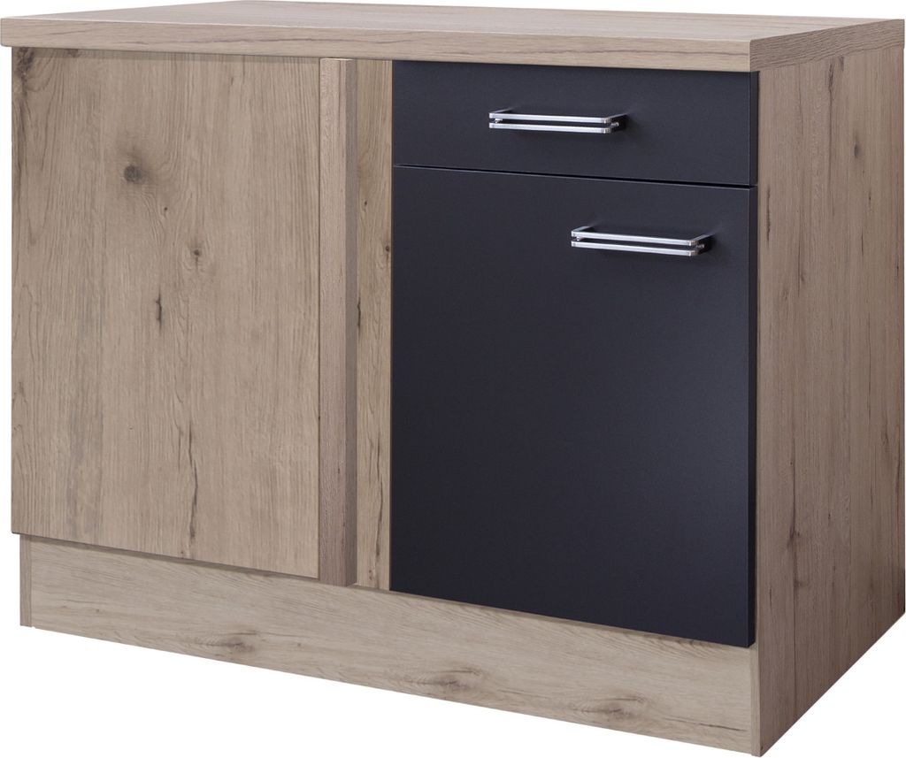 Flex Well Eckunterschrank Santo BxTxH 110 x 60 x 86 cm Produktbild 