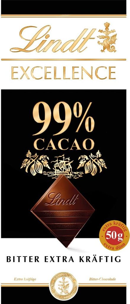 Lindt 3046920028721, dunkle Schokolade, 50 g, 2433 kJ, 590 Produktbild 