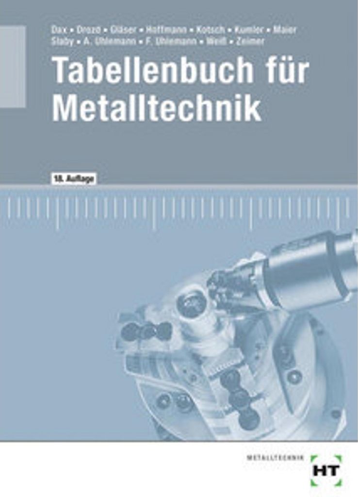 Tabellenbuch für Metalltechnik Produktbild 