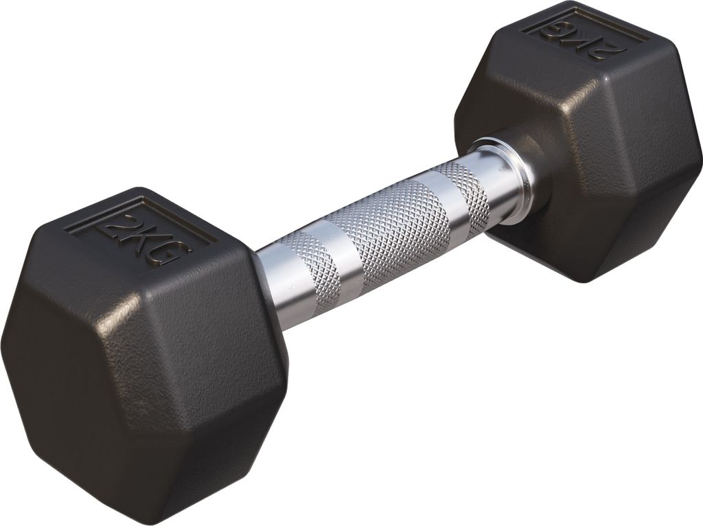 GORILLA SPORTS® Hexagon Kurzhanteln - 2kg Gewichte, Produktbild 