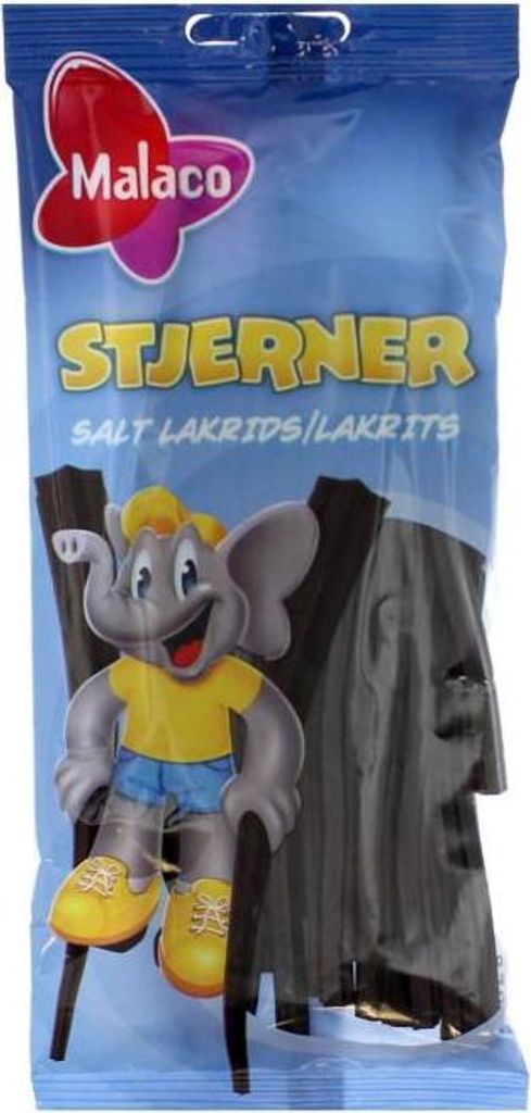 Malaco Stjerner Salt Lakrids 92 g Image du produit 
