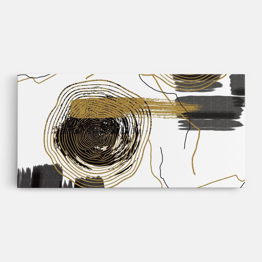 ARTHUB Leinwandbild 40x80 cm, Abstract Geometry Line | Wohnzimmerdekoration, Hängende Bilder, Wanddekoration, Heimdekoration, Abstrakte, Abstrak...