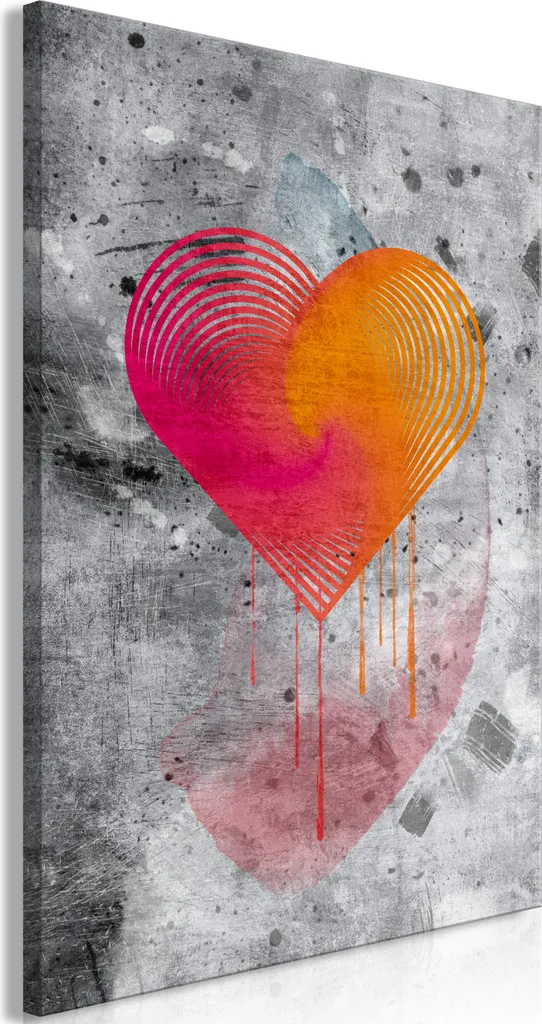 Quadro su tela italiano - Confessione sincera (1 parte) verticale 80x120 cm Astratto n-A-1575-b-a