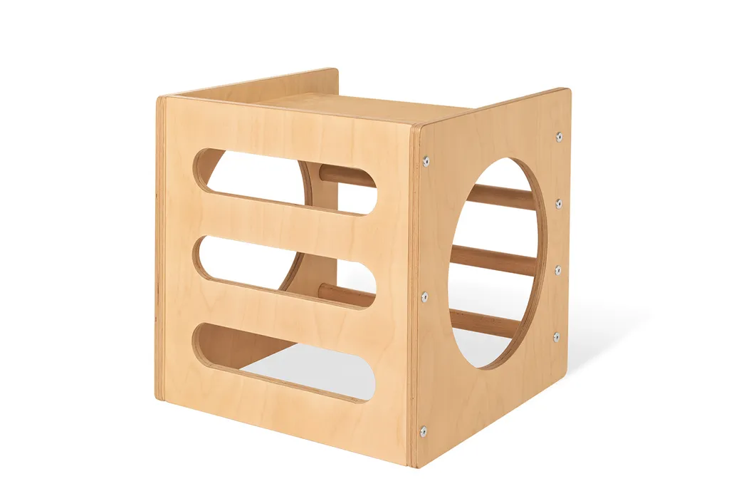 Module de motricité Cube à grimper Kari - Aire de jeux intérieure bois - 2