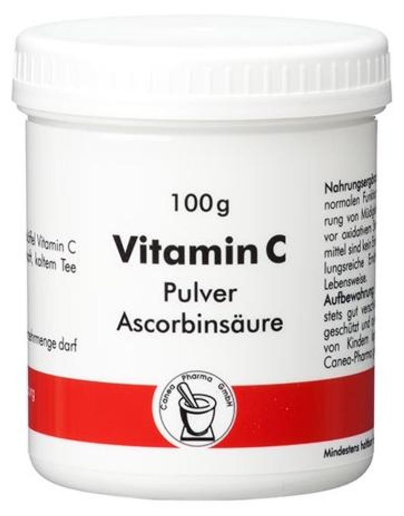 Canea Vitamina C in polvere Acido ascorbico, 100 g in Immagine del prodotto 