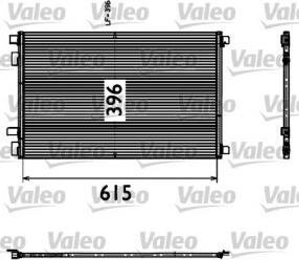 VALEO Kondensator, Klimaanlage 817608