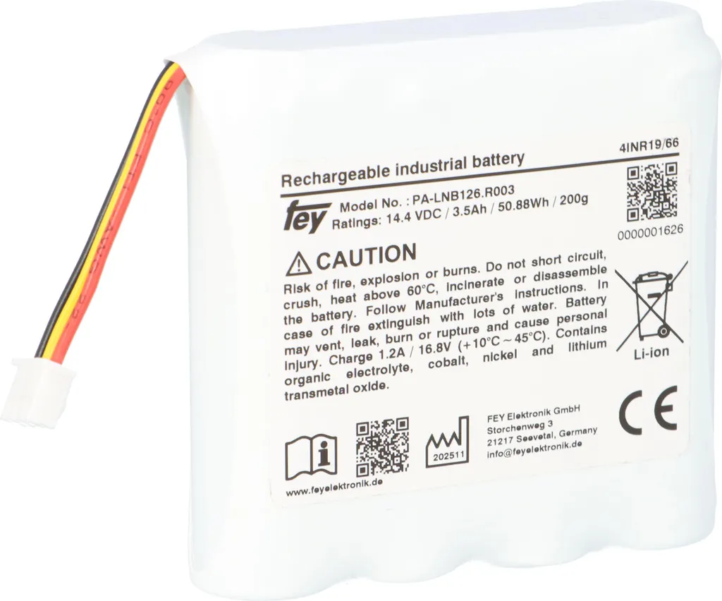 Batterie pour Appareil Portable 14,4V 3,35Ah PA-LNB126 Lithium 4S1P
