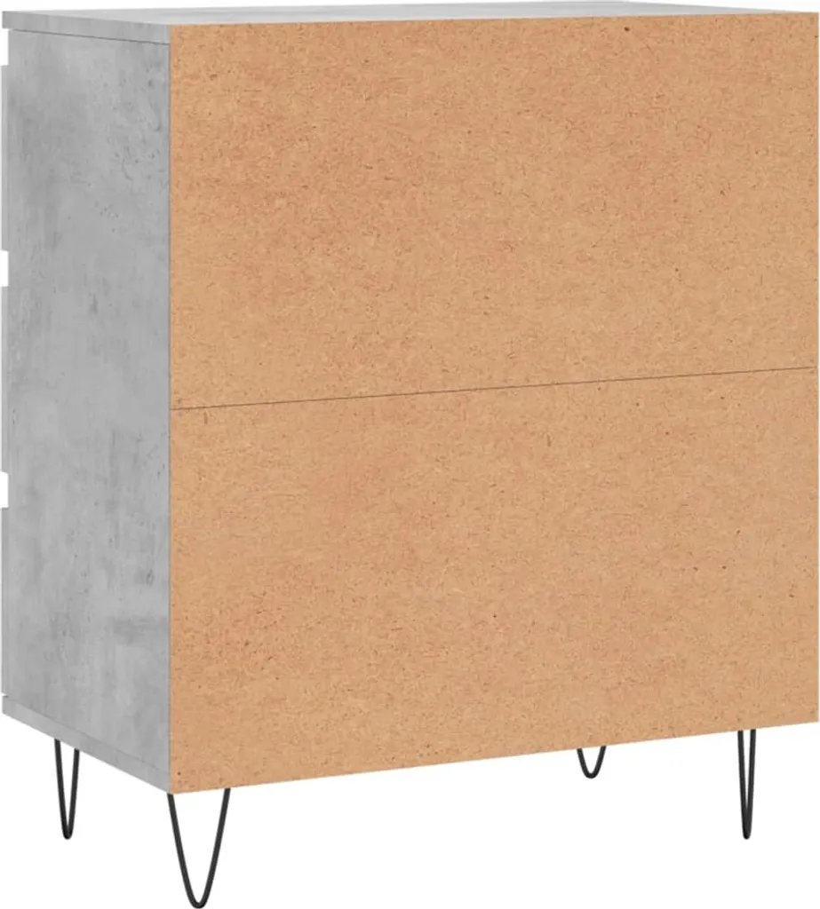 Offerta VidaXL Credenza 60x35x70 Grigio Cemento - Spazio Extra Ora - 9