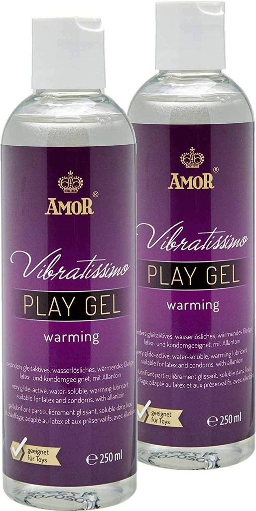 Vibratissimo Play Gel Warming 2x250 ml | Zahřívací Obrázek produktu 