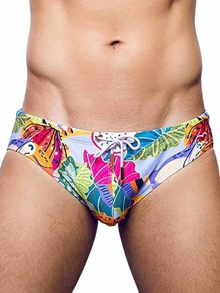 2Eros Print Swimwear Brief Aves Purple M