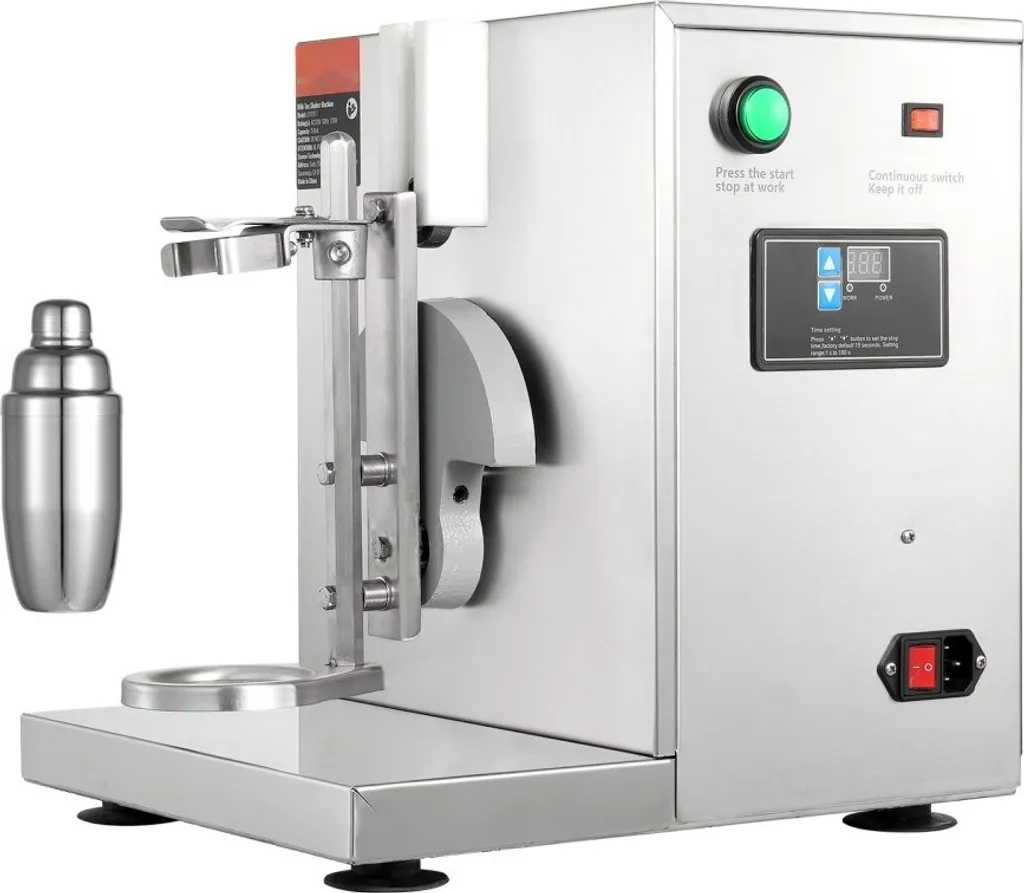 Mixeur milk-shake réglable 0-180s en acier inoxydable capacité 750 ml