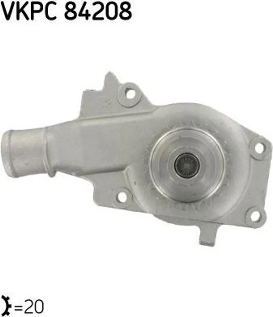 Pompe à eau SKF VKPC 84208 haute performance pour Ford Fiesta et Escort