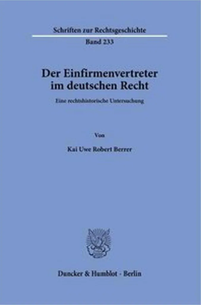 Analyse du Droit Allemand : Le Statut du Représentant Commercial Unique