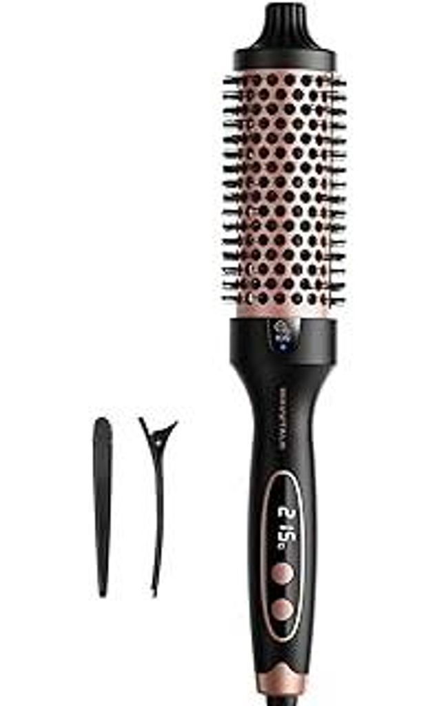 Wavytalk Thermobürste, Thermal Brush Blowout Boost Ionische Lockenbürste, Macht Haar Glatt und Glänzend, 5 Temperaturstufen, Haar schonend, 38mm...