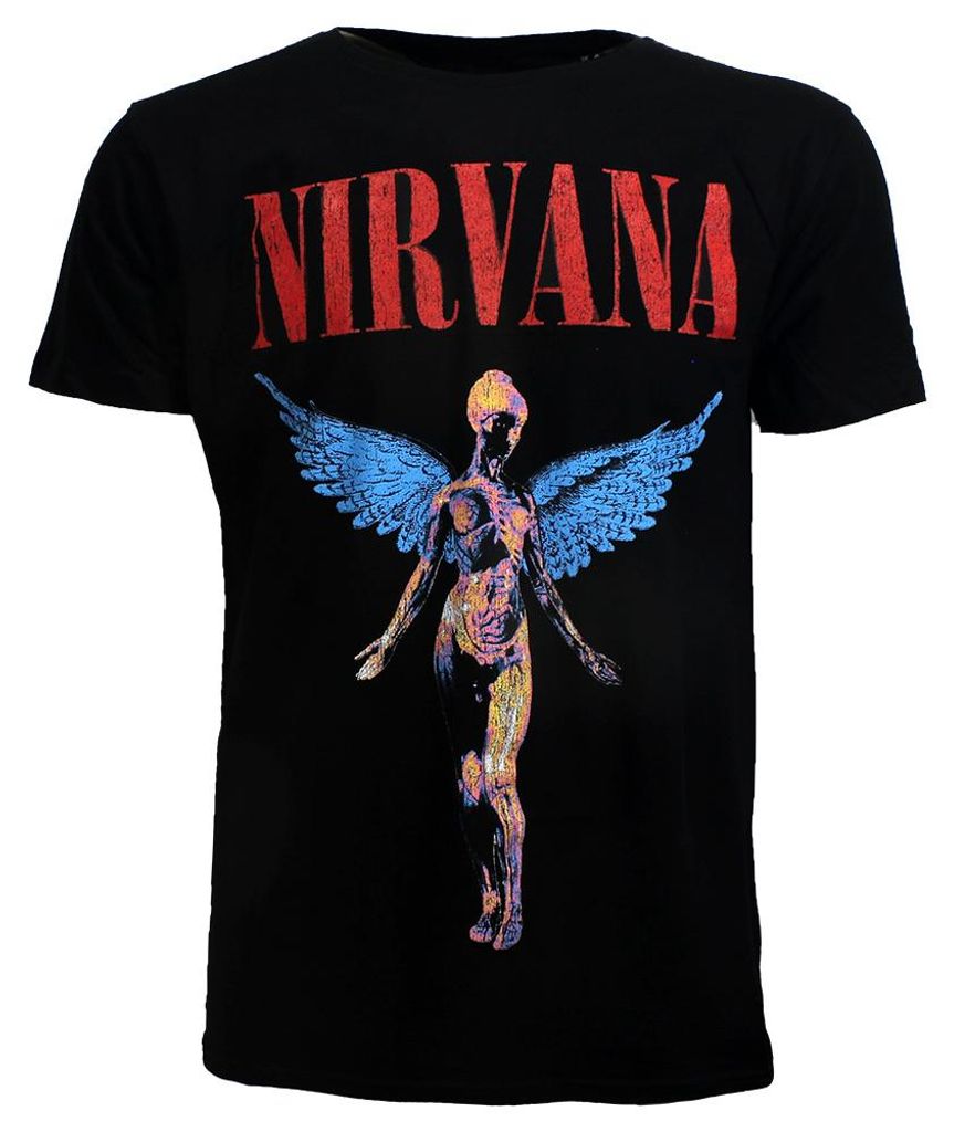 Nirvana In Utero Angelic T-Shirt – Offizielles Nirvana Merch | Pop-Merchandise - L